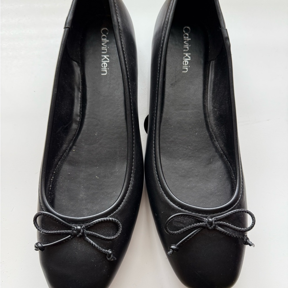 Calvin Klein Women's Black Ballet Flats